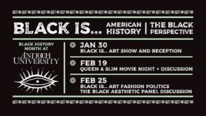 Black is... black history month banner