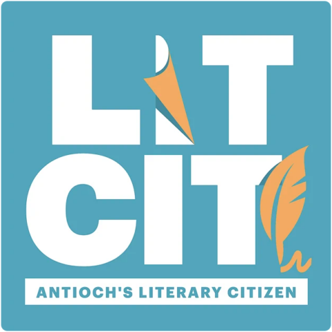 The logo of the LitCit podcast