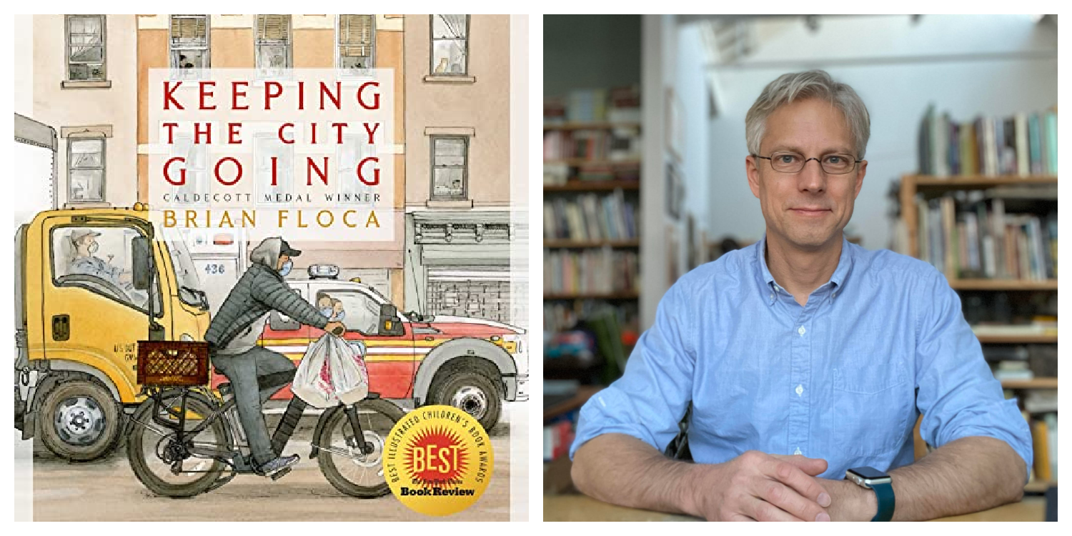 Brian Floca Wins 2022 Horace Mann Upstanders Book Award For “Keeping The City Going”