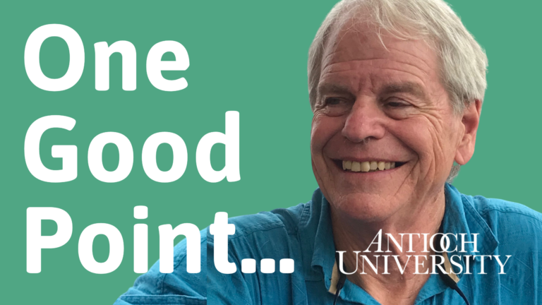One Good Point…with Dr. Jon Wergin