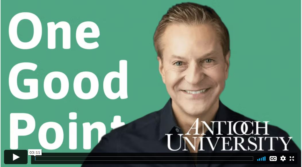 One Good Point…with Dr. Mitch Kusy