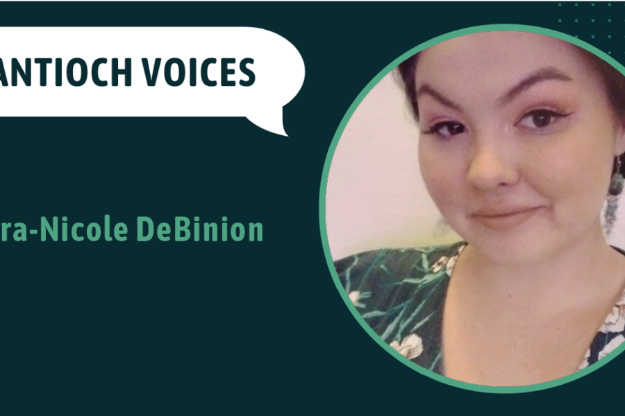 Sierra Nicole DeBinion Antioch Voices Header