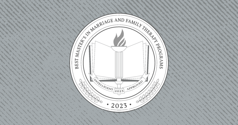 Best-Masters-in-Marriage-and-Family-Therapy-Programs Seal on a gray background