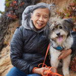 Deb Moy and her dog