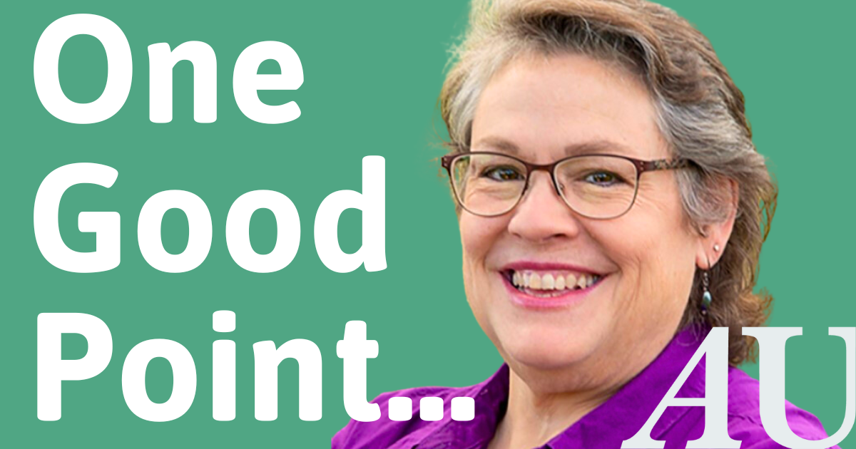 One Good Point… Beth Mabry