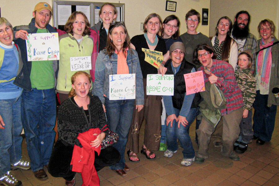 Supporters of a food co-op in keene, NH, showed up in force at this 2009 Keene City Council Meeting to urge the council to approve an appropriation to fund the Co-op’s market study.