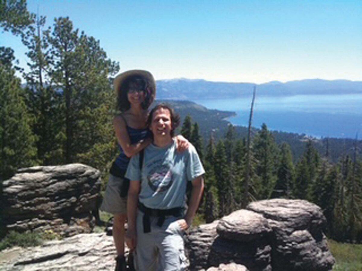 Hiking with my husband